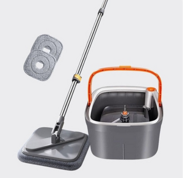 Швабра с ведром и отжимом Mop with Bucket K10 ∙ Комплект для мытья полов ∙ Складная швабра 52594/98 фото