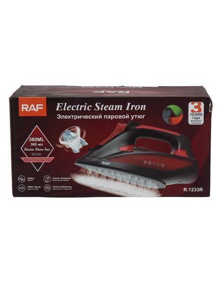 Утюг RAF R.1233R с фукцией вертикального отпаривания, 2200W 55169/00 фото