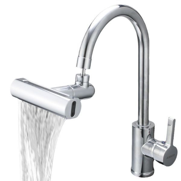 Водосберегательная насадка SHOWER HEAD на кухонный кран с широкой лейкой &ndash; распылителем и вращением 360&deg; &middot; 4 режима струи 54015/99 фото