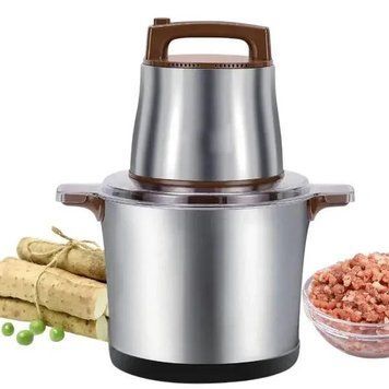 Электрический измельчитель Hoffmans 12L 4800W HM-8878 &bull; Мощный кухонный металлический чоппер 55699/19 фото