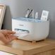 Настольный органайзер Ecoco Tissue с диспенсером для салфеток и отсеками для удобного хранения аксессуаров 54016/5 фото 5