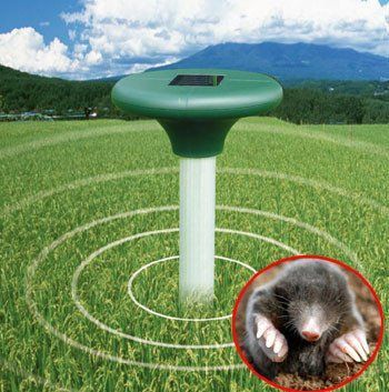 Відлякувач кротів гризунів Solar Rodent Repeller на сонячній батареї 50101/99 фото