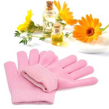 Косметичні зволожуючі SPA рукавички Spa Gel Gloves з&nbsp;маслом жожоба, екстрактом алое віра та вітаміном Е ∙ Гелеві рукавички для догляду та зволоження шкіри рук 51485/55 фото