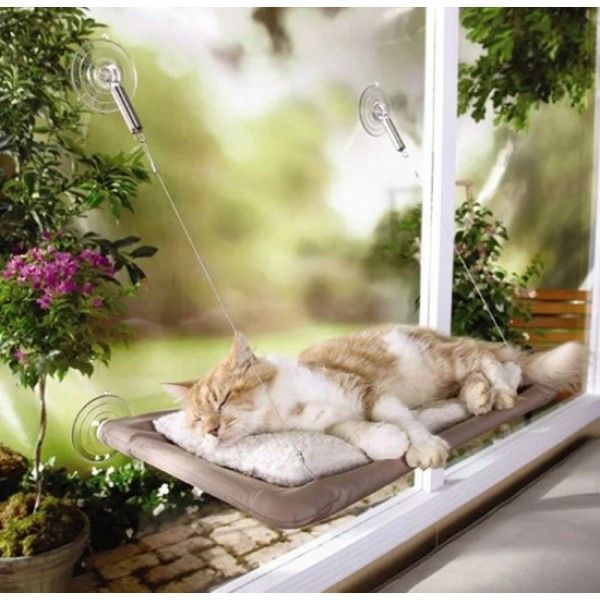 Підвісна лежанка - гамак для котів Window Mounted Cat Bed 52668c/34 фото
