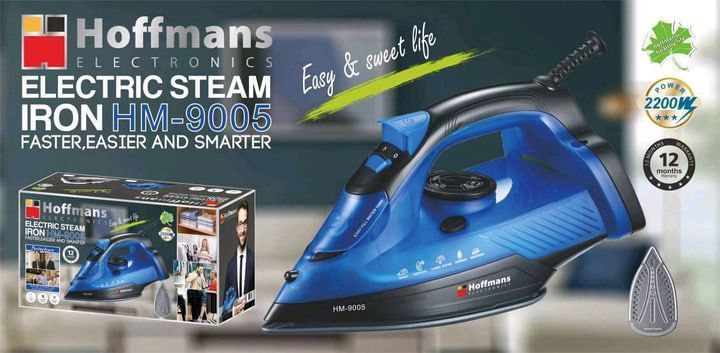Електрична праска Hoffmans HM-9005 &bull; Парова праска з функцією вертикального відпарювання 55654/19 фото