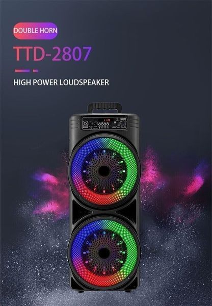 Колонка Bluetooth Wireless Speaker TTD-2807 ∙ Портативна Bluetooth-колонка TTD-2807 57042/40 фото