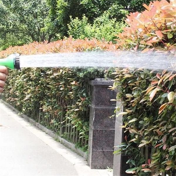 Гибкий поливочный шланг Garden Hose 15 м &bull; Удлиняющийся шланг для сада огорода и дачи с универсальным подключением 55499/55 фото
