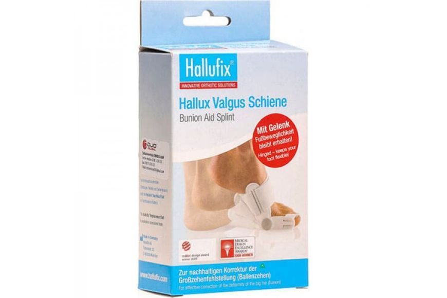 Вальгусна шина HALLUFIX HALLUX VALGUS Бандаж коригуючий для пальців стопи 81016/12 фото