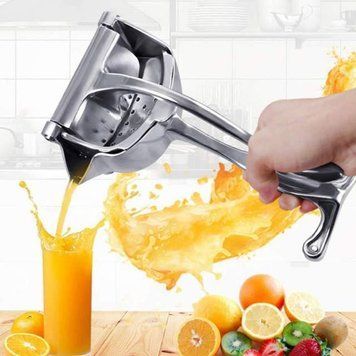 Ручний соковитискач - прес для фруктів та цитрусових Hand Juicer металевий із затискачем 79091/55 фото