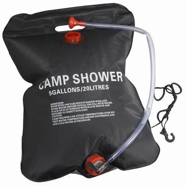Літній душ дачний переносний похідний CAMP SHOWER 20 літрів / Душ для дачі підвісний 62108/40 фото