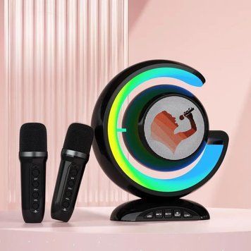 Лампа-ночник YS-110 с RGB-подсветкой и караоке, с двумя микрофонами ∙ Многофункциональная лампа-колонка YS-110 56800/9 фото