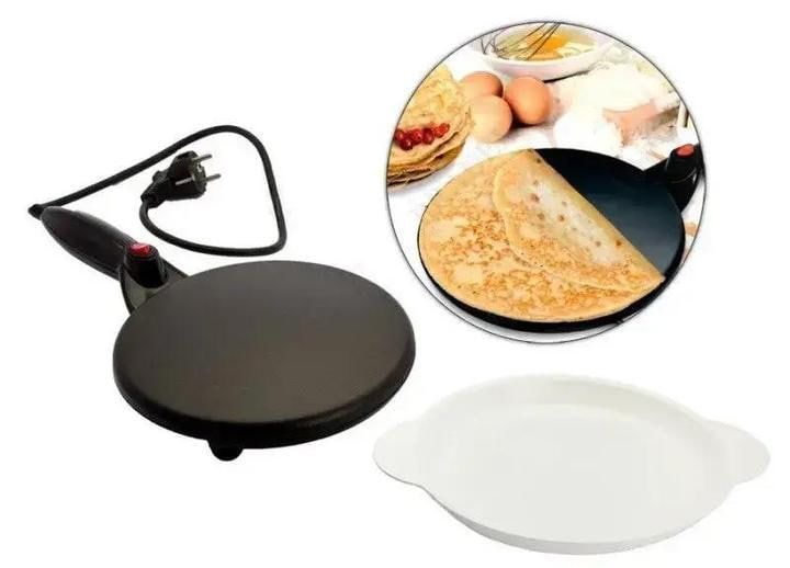 Блинница электрическая CREPE MAKER &bull; Сковорода для блинов с антипригарным покрытием 55928/5 фото