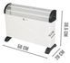 Конвектор Domotec Heater MS-5904 ∙ Потужний домашній конвекторний обігрівач 2000Вт 11757/00 фото 4