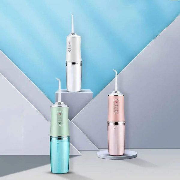 Портативний іригатор для ротової порожнини ORAL IRRIGATOR з насадками ∙ Електричний іригатор &ndash; флосер для зубів ∙ USB зарядка 51447/10 фото