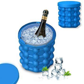 Силиконовое ведро - форма для льда ледница для охлаждения напитков Ice Genie 79146/59 фото