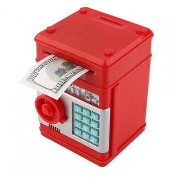 Дитячий сейф - скарбничка Number Bank з кодовим замком та купюроприймачем 13734c/99 фото